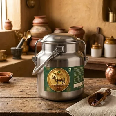 Mathana Pure A2 Gir Cow Ghee 5 Litre Heritage Tin